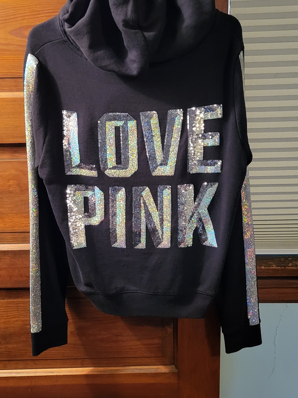 RARE Victoria's Secret Bling Hoodie And Bling Leggings Set (2 Piece) - Picture 2 of 11
